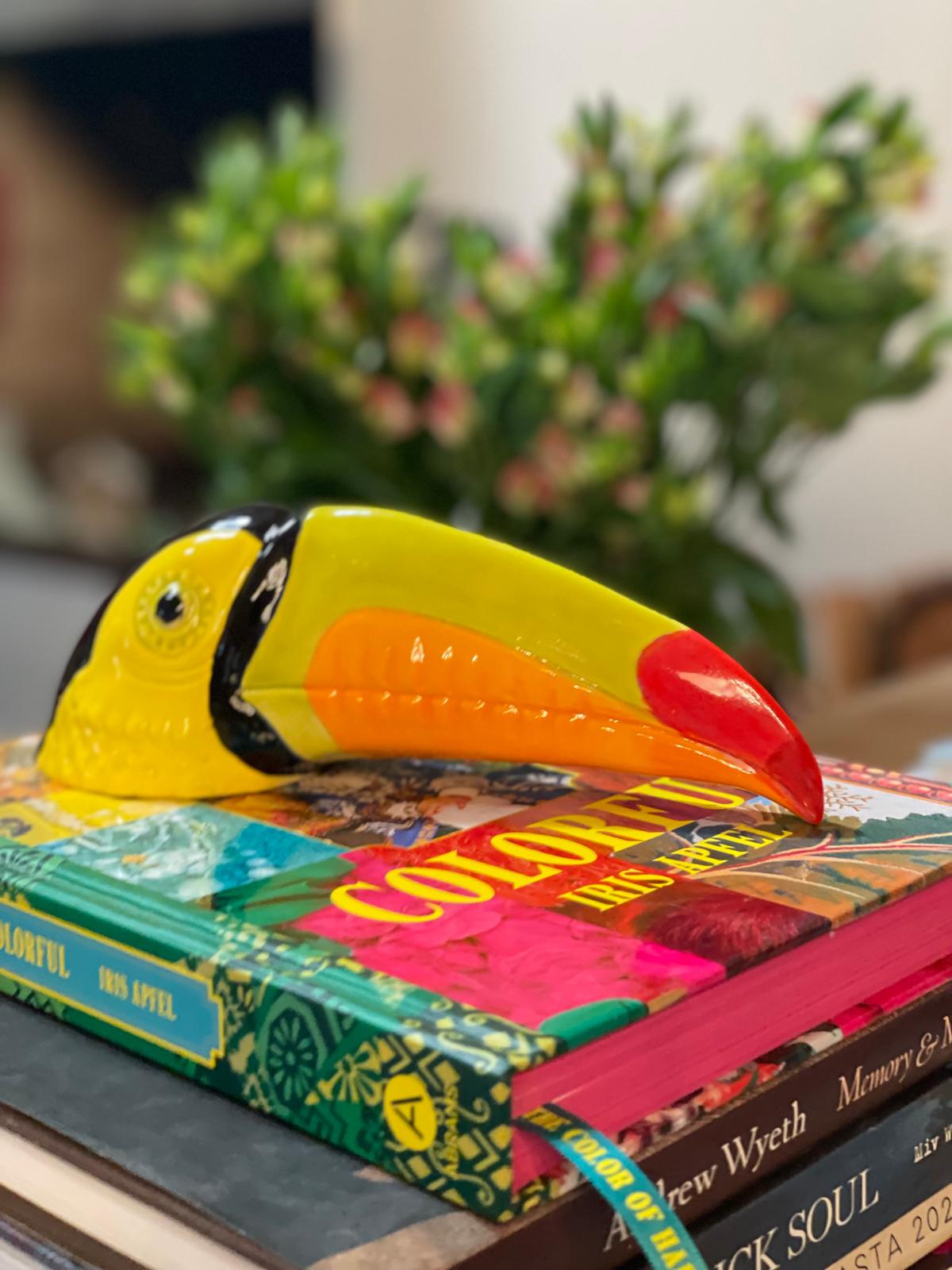 Ceramic Tucan Tropical Mango
