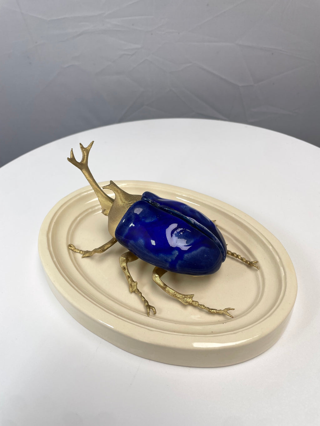 Chromatic Beetle Gilded Cobalt