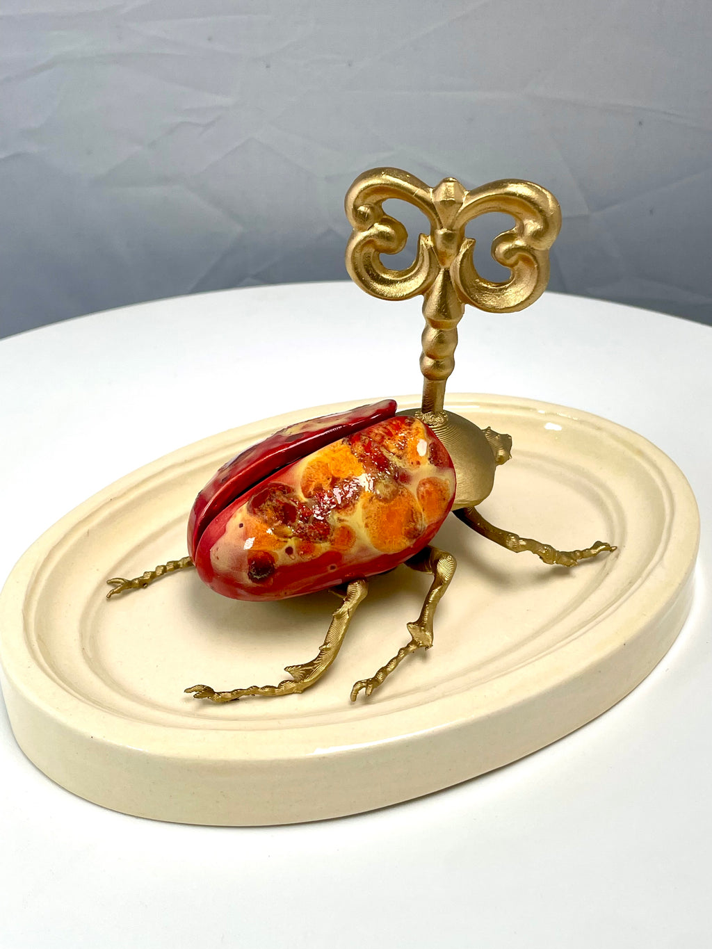 Chromatic Beetle Magma Gilded steampunk