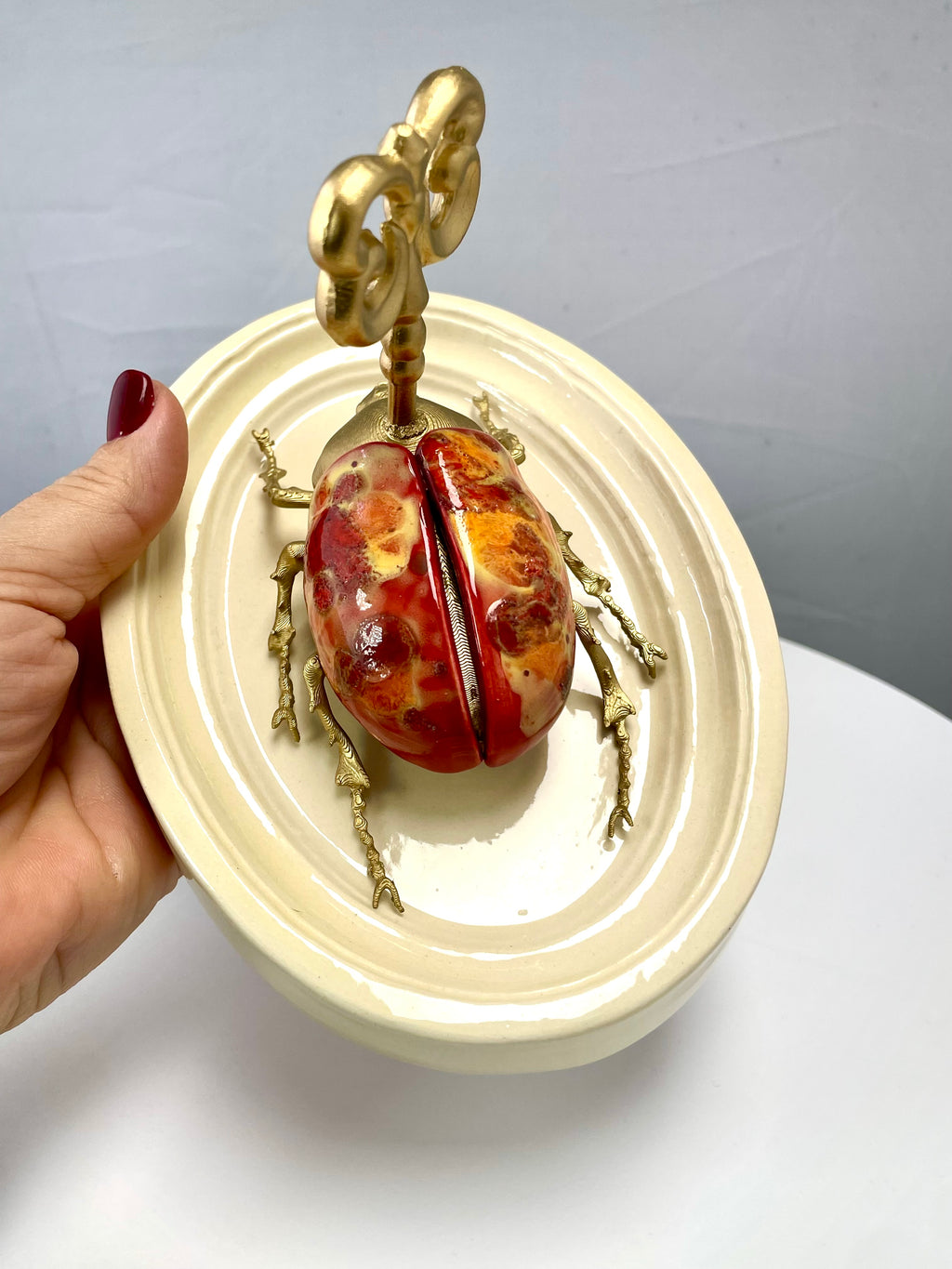 Chromatic Beetle Magma Gilded steampunk