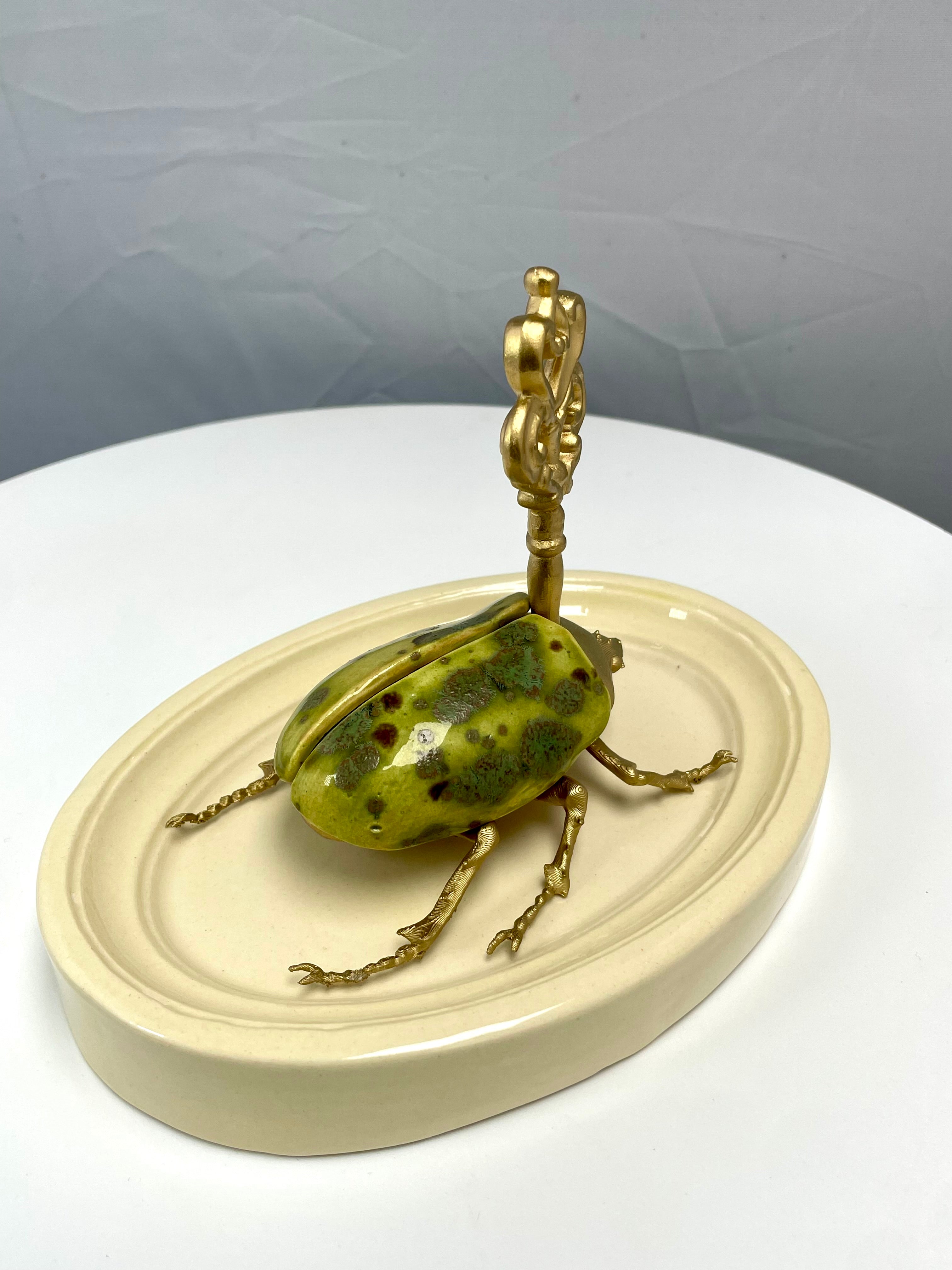 Chromatic Beetle Pagoda Steampunk