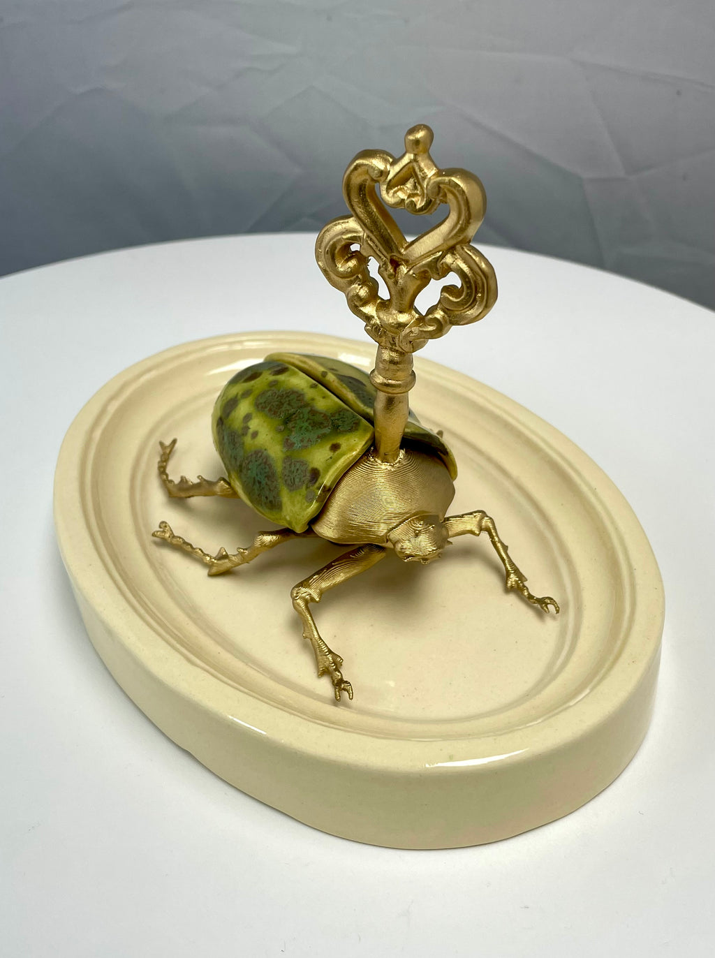 Chromatic Beetle Pagoda Steampunk