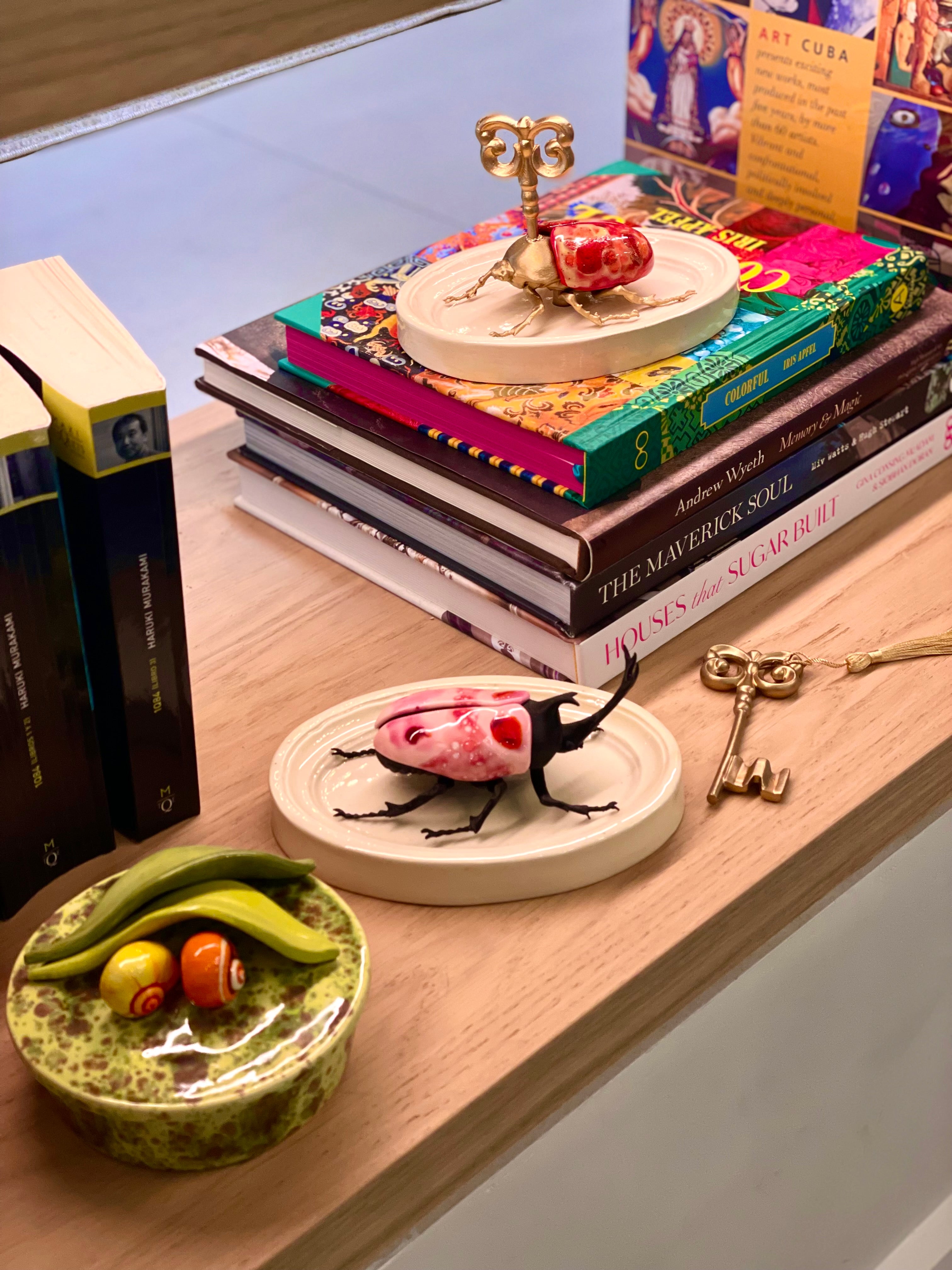 Chromatic Beetle Strawberry Sky Gilded Steampunk