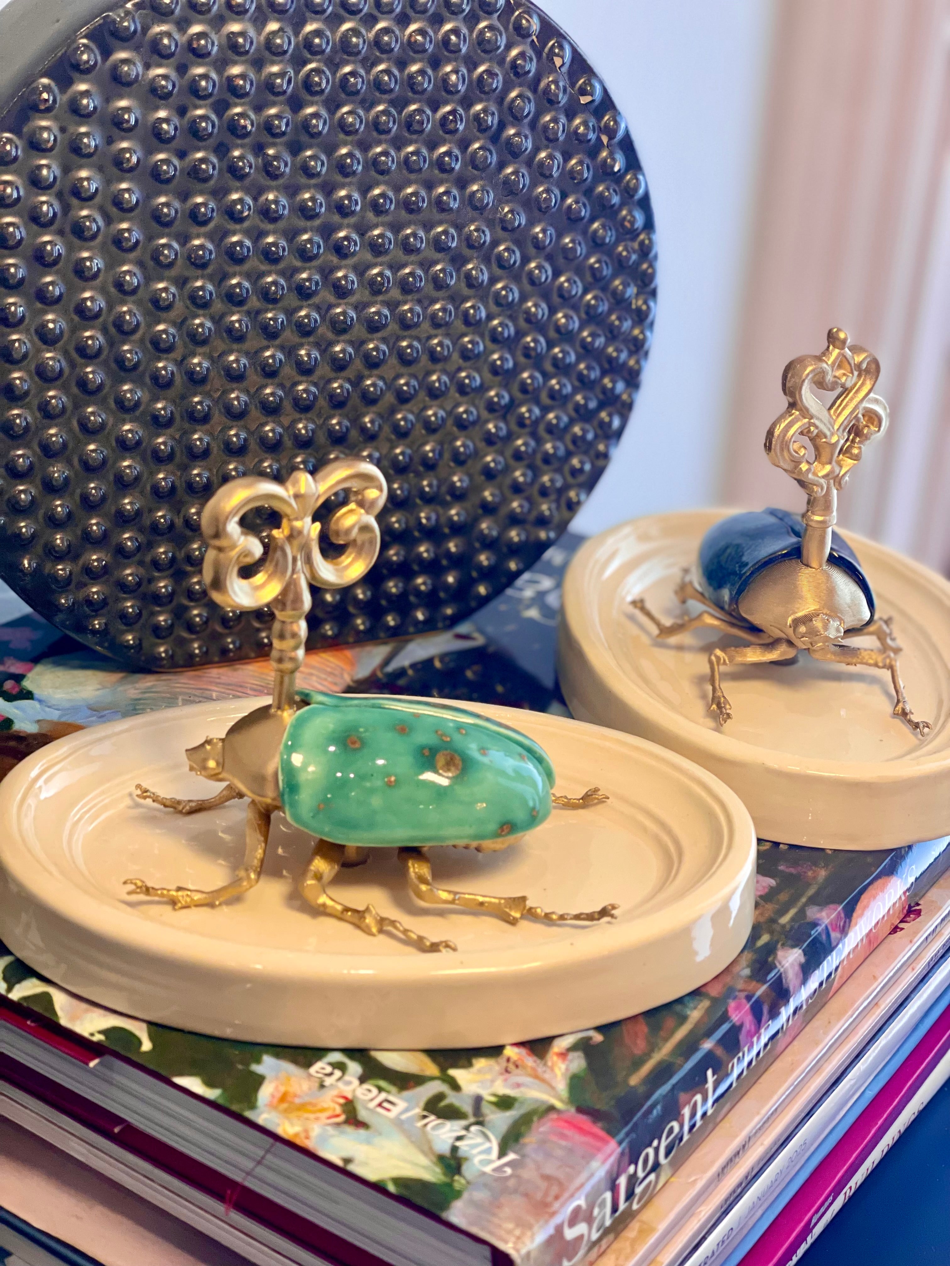 Chromatic Beetle Strawberry Sky Gilded Steampunk