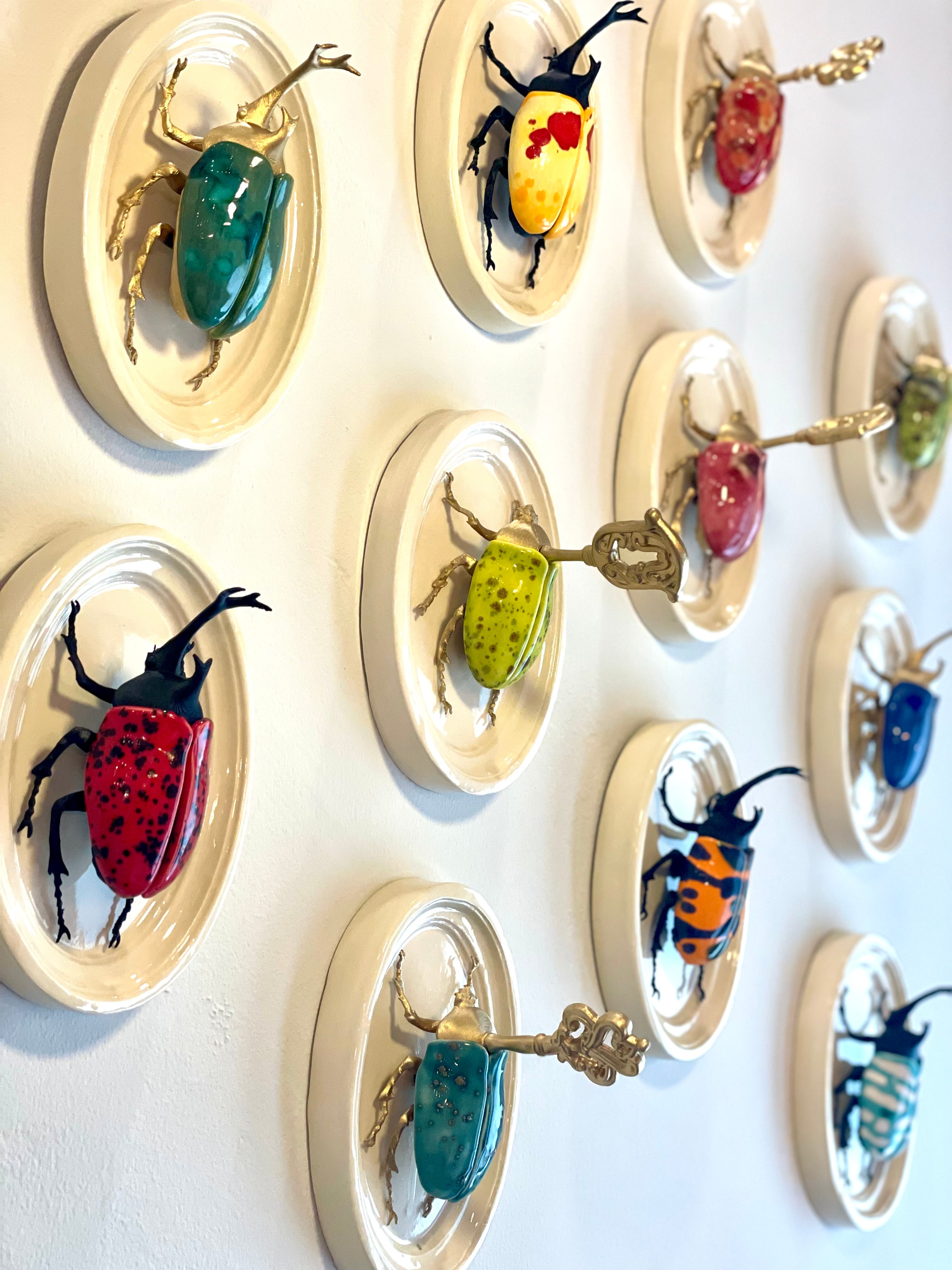 Chromatic Beetle Strawberry Sky Gilded Steampunk