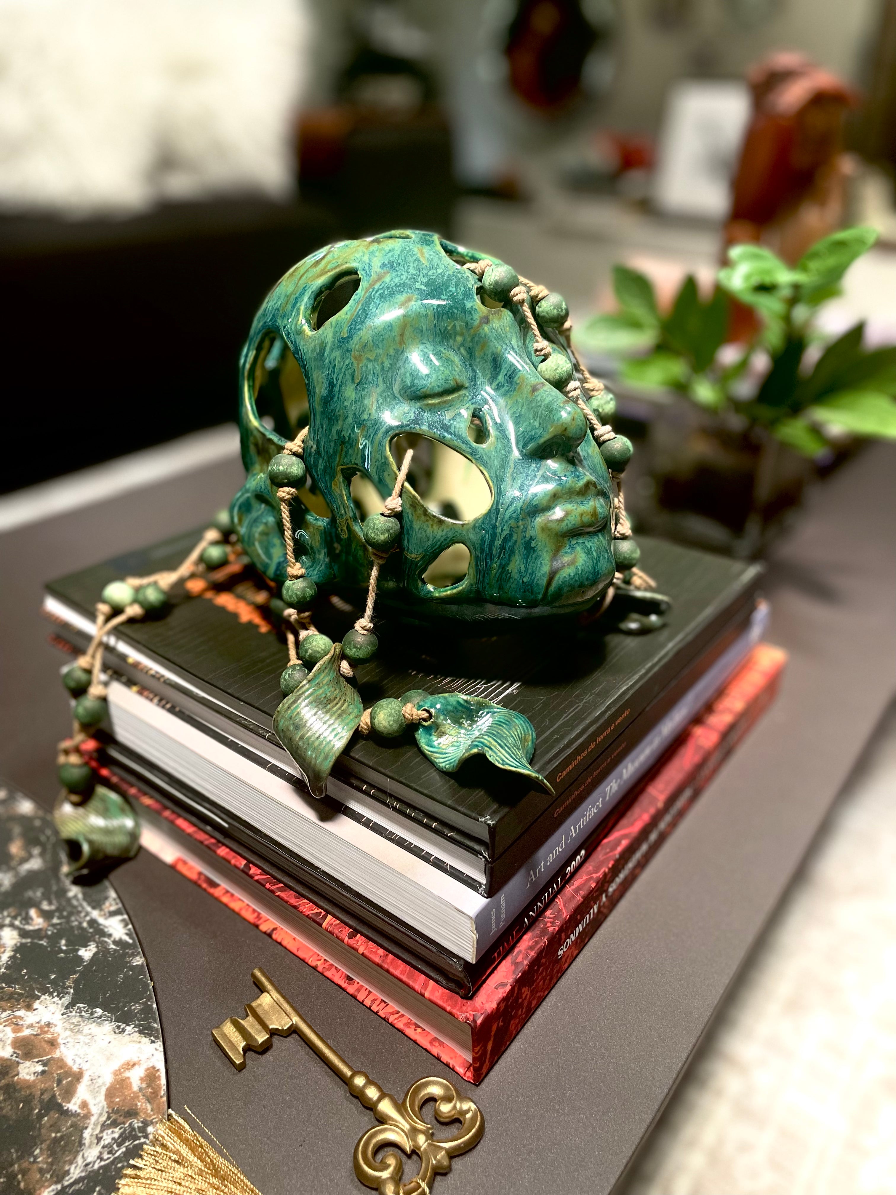 "The Weight of Silence" Ceramic Art Piece