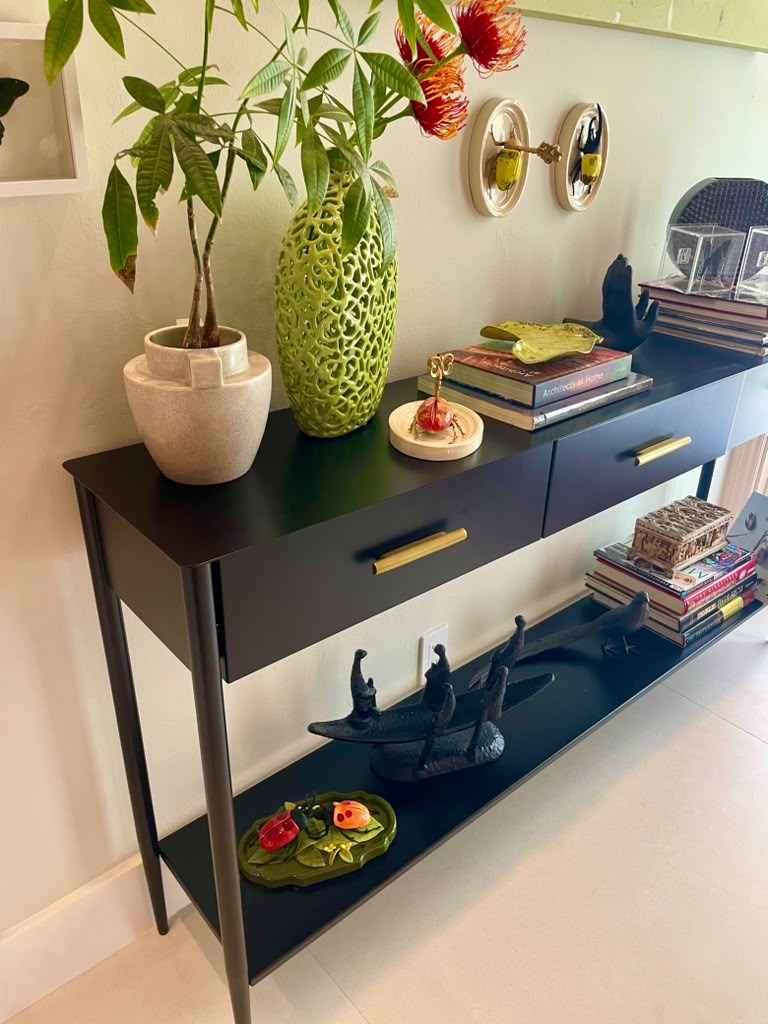 Unique Ceramic Leaf Tray Chartreuse