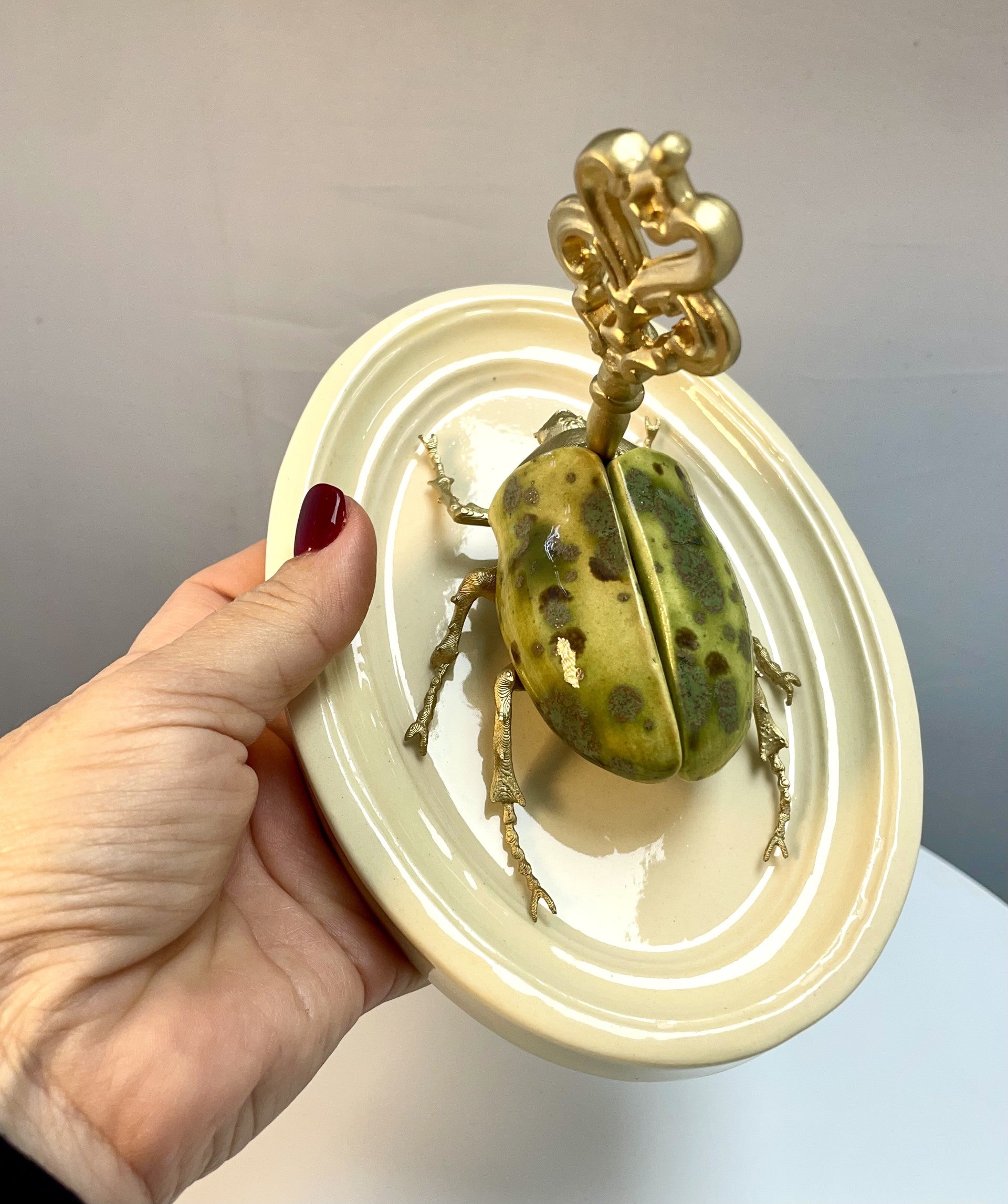 Chromatic Beetle Pagoda Steampunk