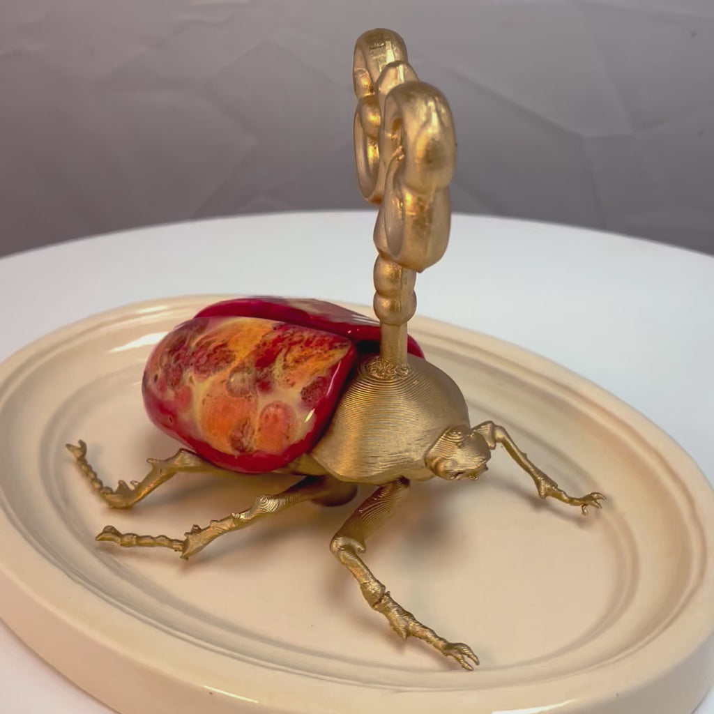 Chromatic Beetle Magma Gilded steampunk