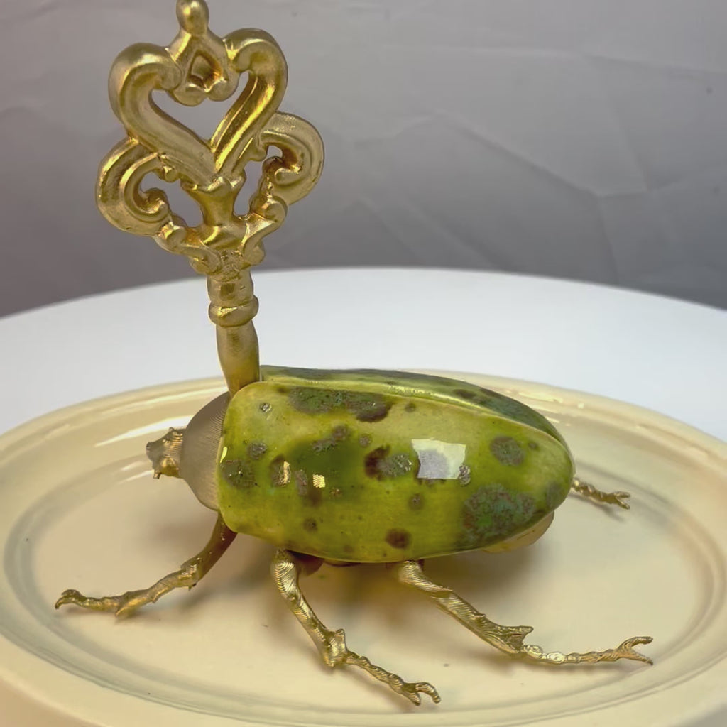 Chromatic Beetle Pagoda Steampunk